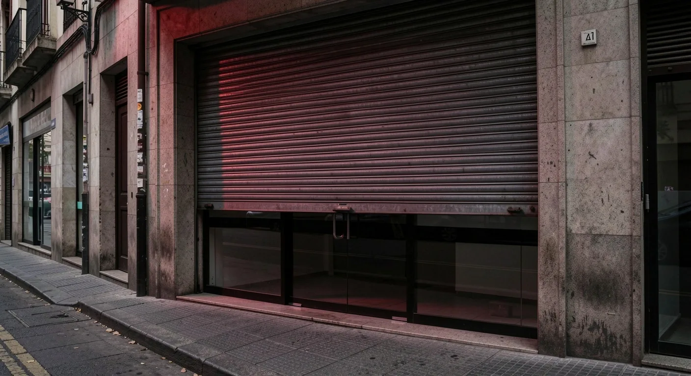 Sucursal bancaria cerrada en Buenos Aires
